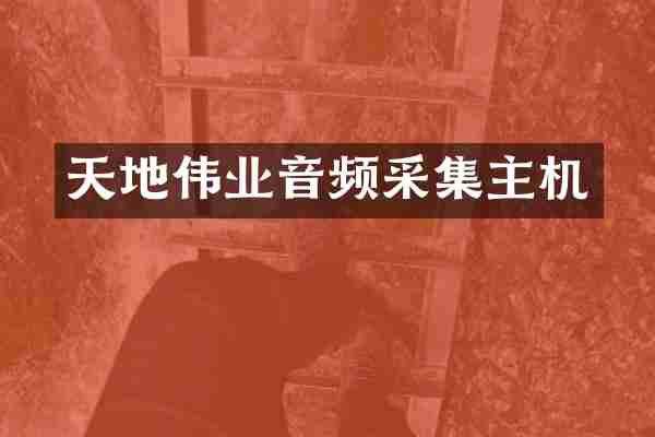 天地伟业音频采集主机