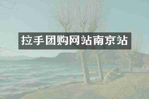 拉手团购网站南京站
