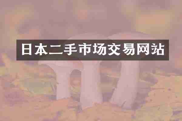 日本二手市场交易网站