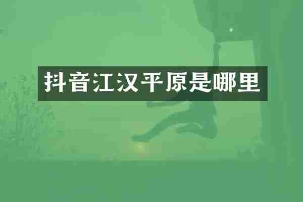 抖音江汉平原是哪里