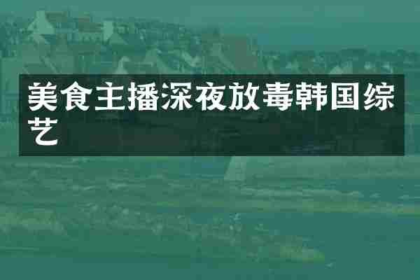 美食主播深夜放毒韩国综艺