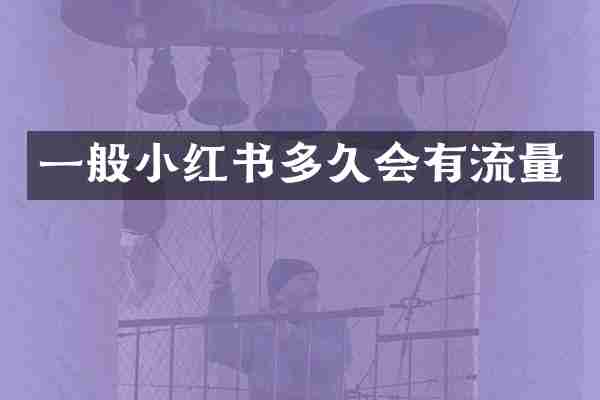 一般小红书多久会有流量