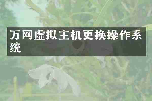 万网虚拟主机更换操作系统