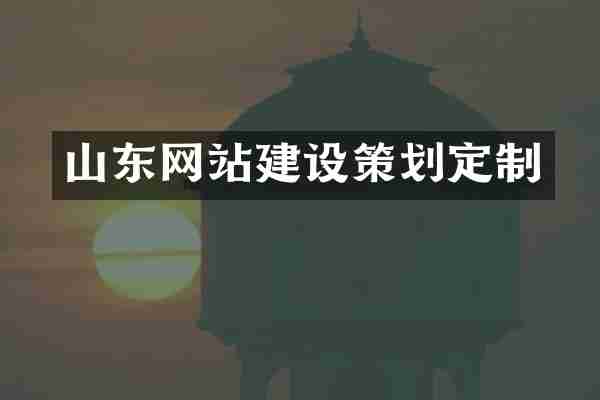 山东网站建设策划定制