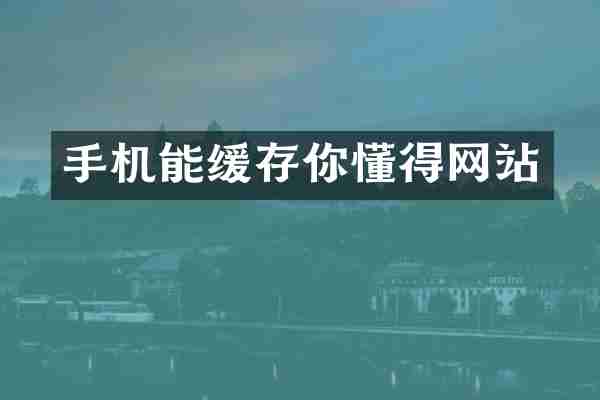 手机能缓存你懂得网站