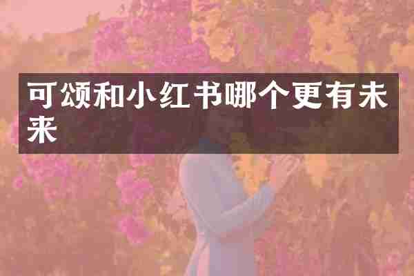 可颂和小红书哪个更有未来