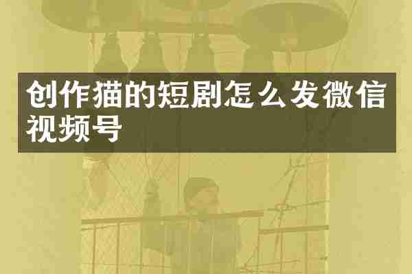 创作猫的短剧怎么发微信视频号