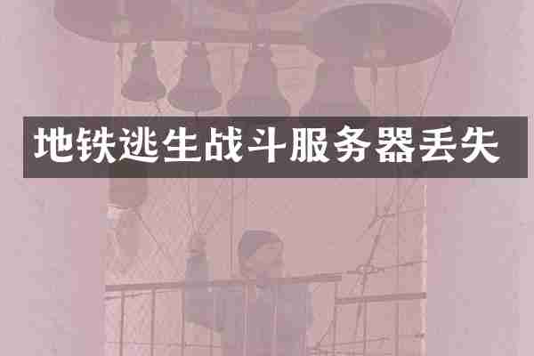 地铁逃生战斗服务器丢失