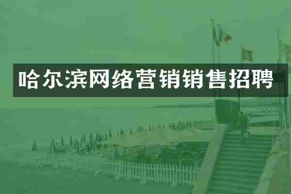 哈尔滨网络营销销售招聘