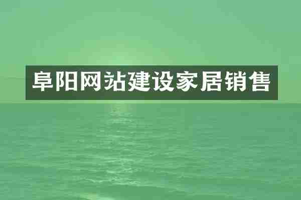 阜阳网站建设家居销售