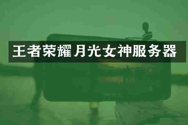 王者荣耀月光女神服务器