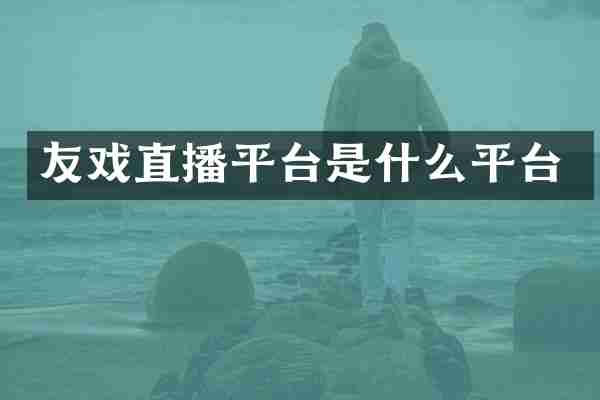 友戏直播平台是什么平台