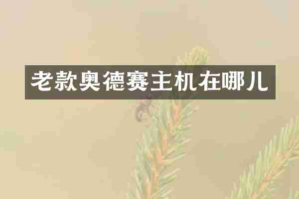 老款奥德赛主机在哪儿