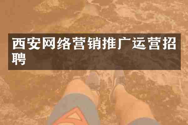 西安网络营销推广运营招聘