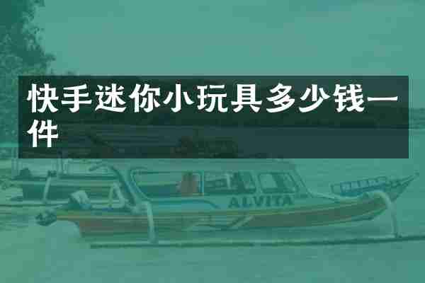 快手迷你小玩具多少钱一件