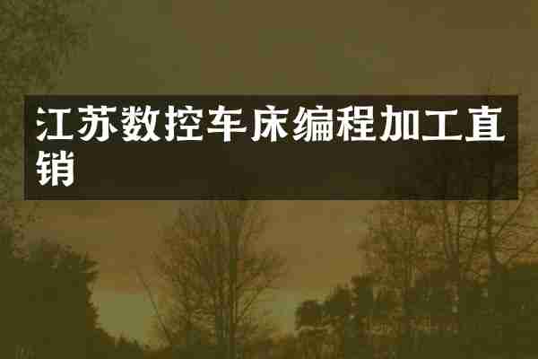 江苏数控车床编程加工直销