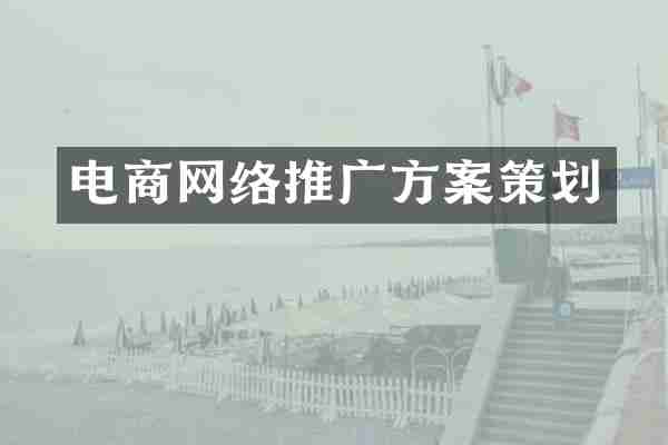 电商网络推广方案策划