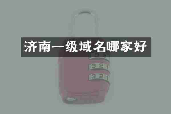 济南一级域名哪家好