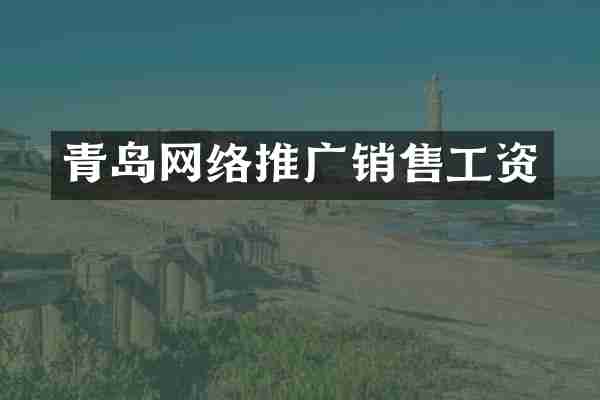 青岛网络推广销售工资
