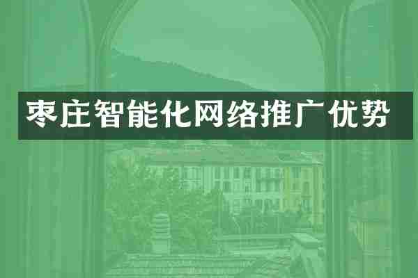 枣庄智能化网络推广优势