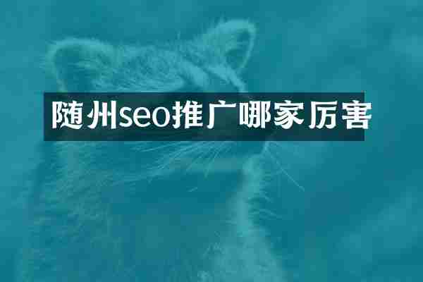随州seo推广哪家厉害