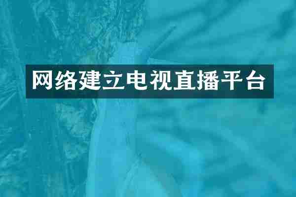 网络建立电视直播平台