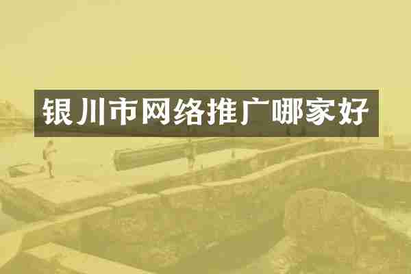 银川市网络推广哪家好