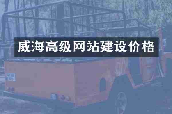 威海高级网站建设价格