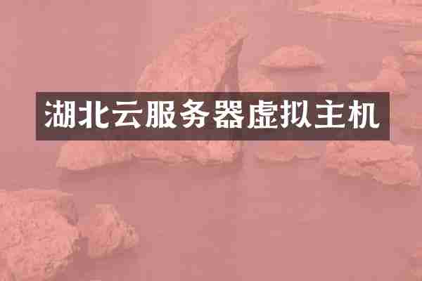 湖北云服务器虚拟主机