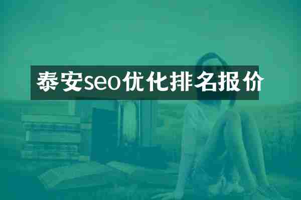 泰安seo优化排名报价