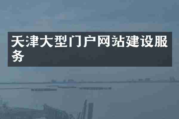 天津大型门户网站建设服务