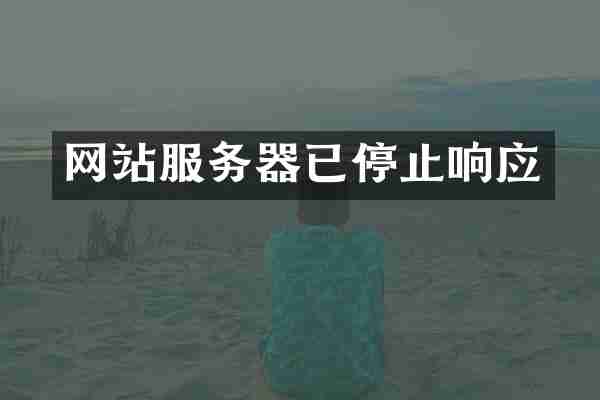 网站服务器已停止响应
