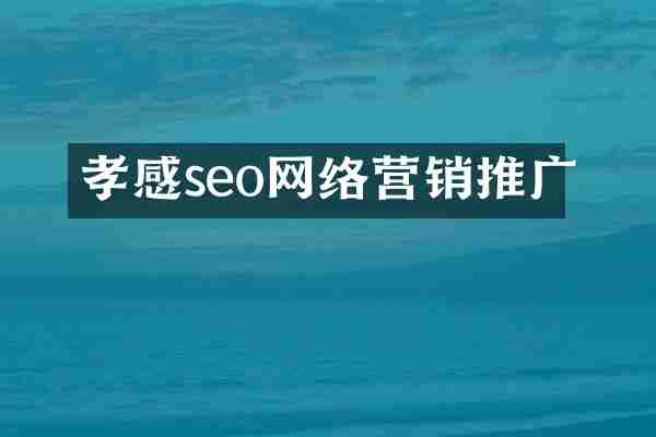 孝感seo网络营销推广