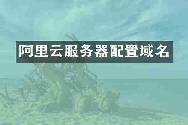 阿里云服务器配置域名