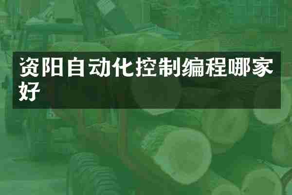资阳自动化控制编程哪家好