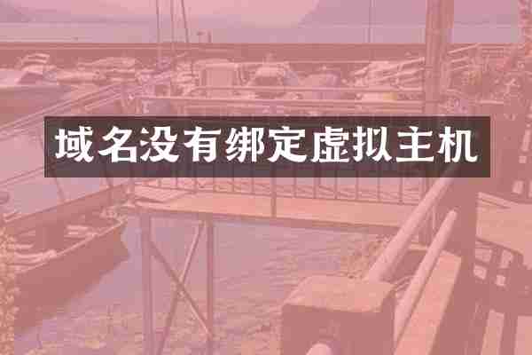 域名没有绑定虚拟主机