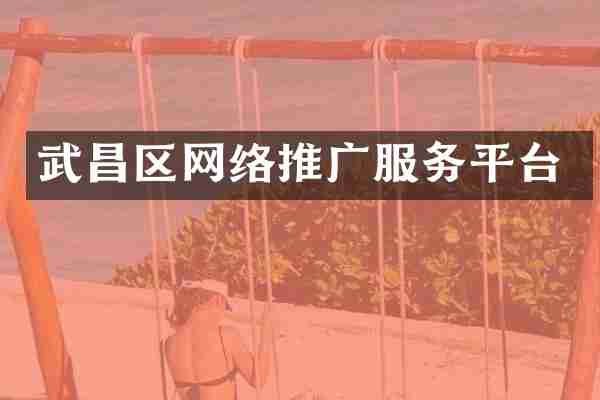 武昌区网络推广服务平台