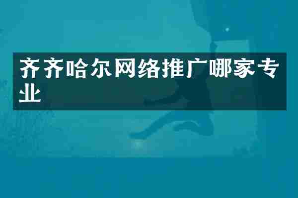 齐齐哈尔网络推广哪家专业