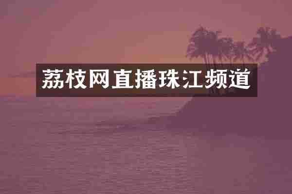 荔枝网直播珠江频道