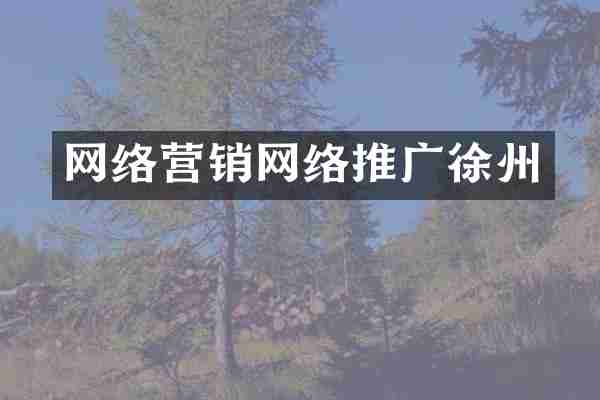 网络营销网络推广徐州