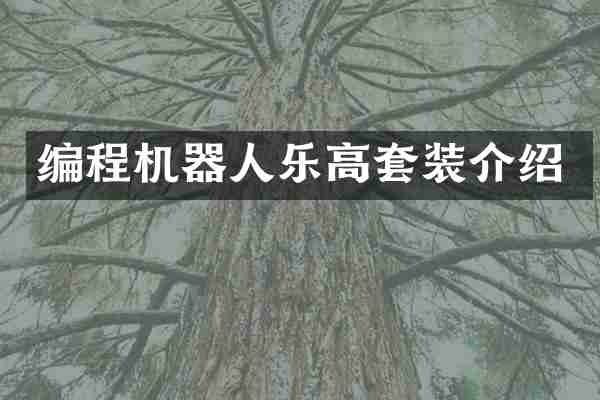 编程机器人乐高套装介绍