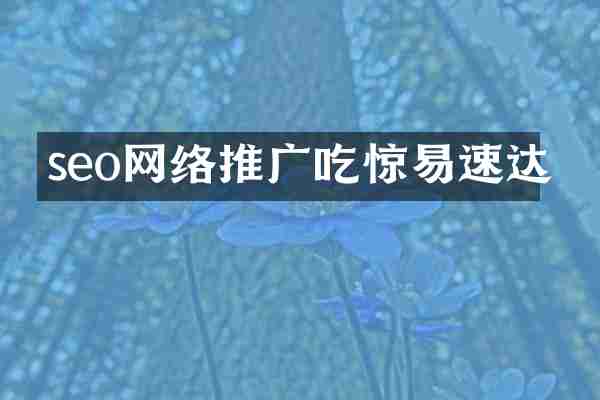 seo网络推广吃惊易速达