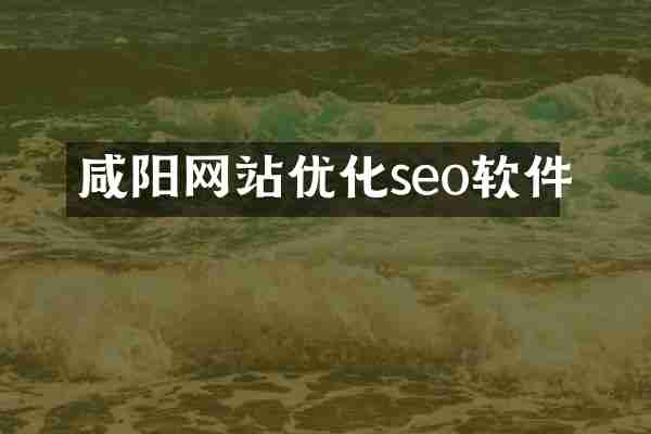 咸阳网站优化seo软件