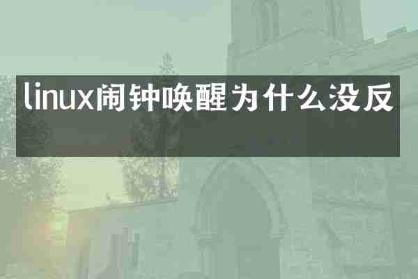 linux闹钟唤醒为什么没反应