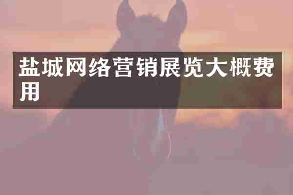 盐城网络营销展览大概费用