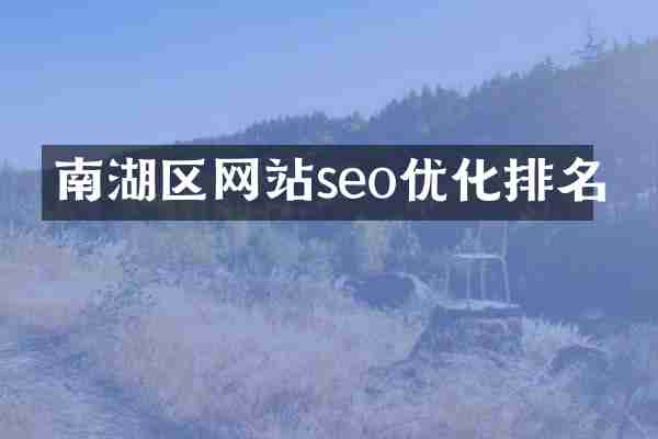 南湖区网站seo优化排名