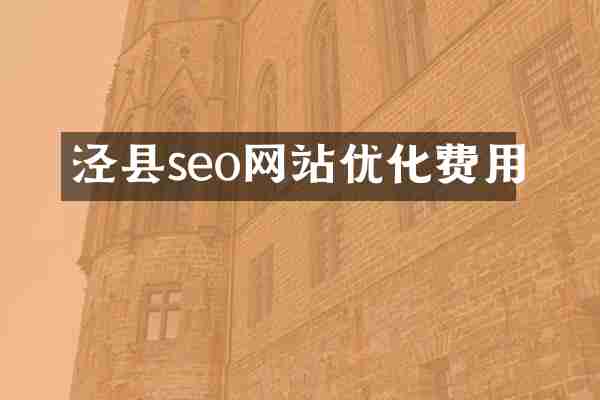 泾县seo网站优化费用