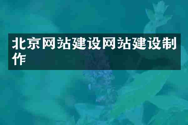 北京网站建设网站建设制作