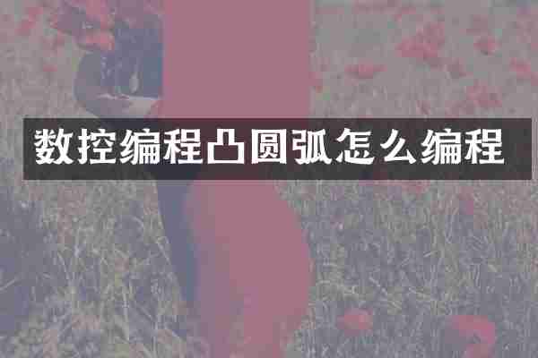 数控编程凸圆弧怎么编程
