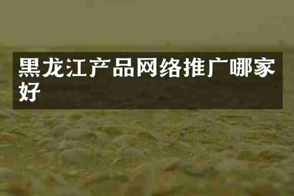 黑龙江产品网络推广哪家好
